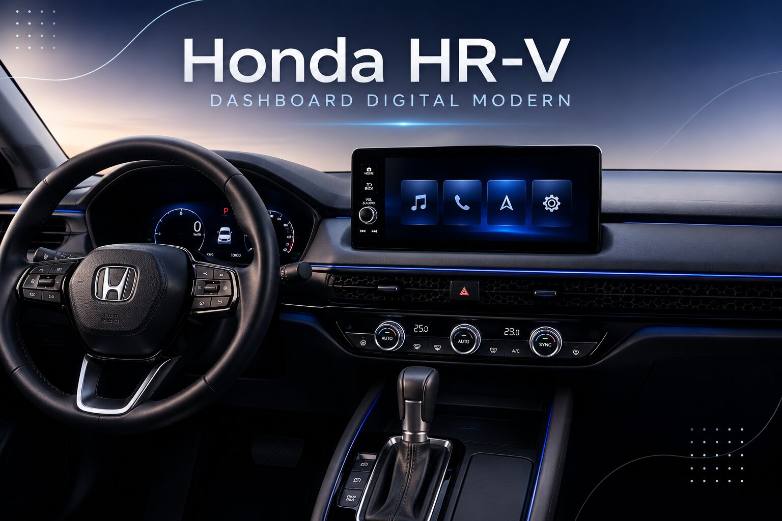 Sensor Cahaya Otomatis dan Adaptasi Kecerahan Layar Digital Honda HR-V: Analisis Desain Dashboard Honda HR-V Dengan Layar Digital Modern