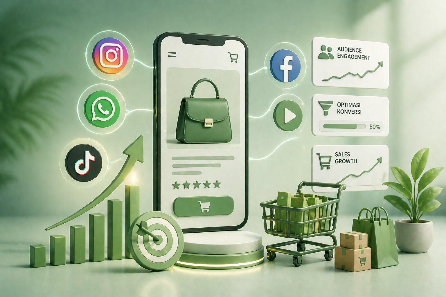 Strategi Integrasi Marketplace dan Media Sosial untuk Meningkatkan Penjualan E-Commerce secara Efektif dan Berkelanjutan
