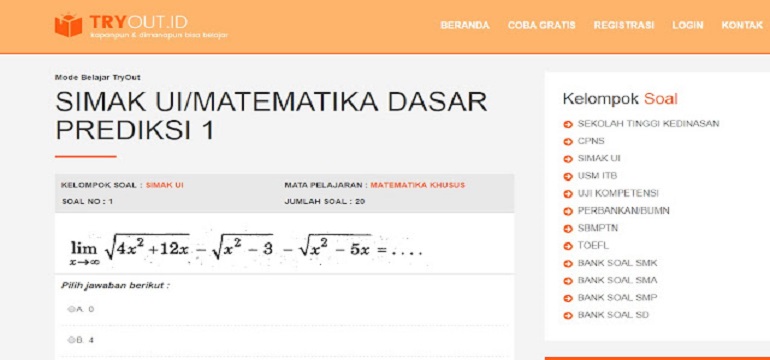 Yuk Daftar Di TryOut.id dan Dapatkan Hadiahnya