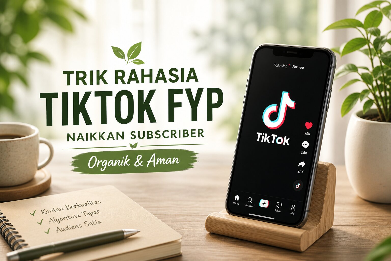 Blueprint Sistem Konten TikTok 2026 untuk FYP Stabil dan Pertumbuhan Subscriber Organik Berbasis Data